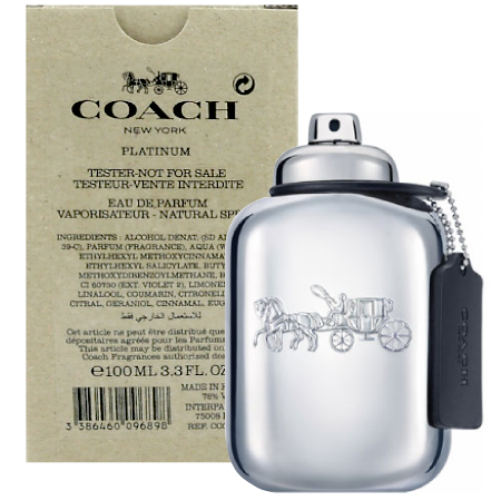 Coach Platinum EDP for Men 100 ml (Tester Box)